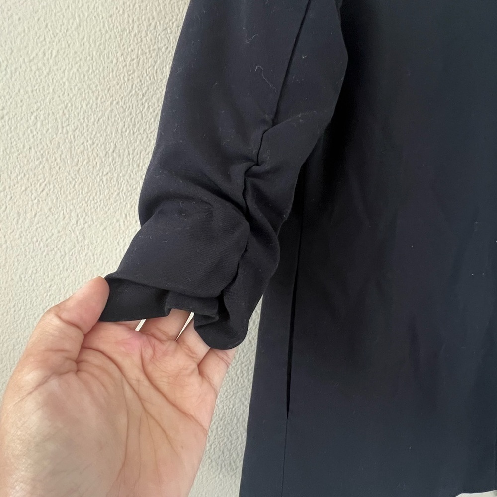 Silence + Noise Relaxed Open Front 3/4 Sleeves Blazer - Picture 5 of 7